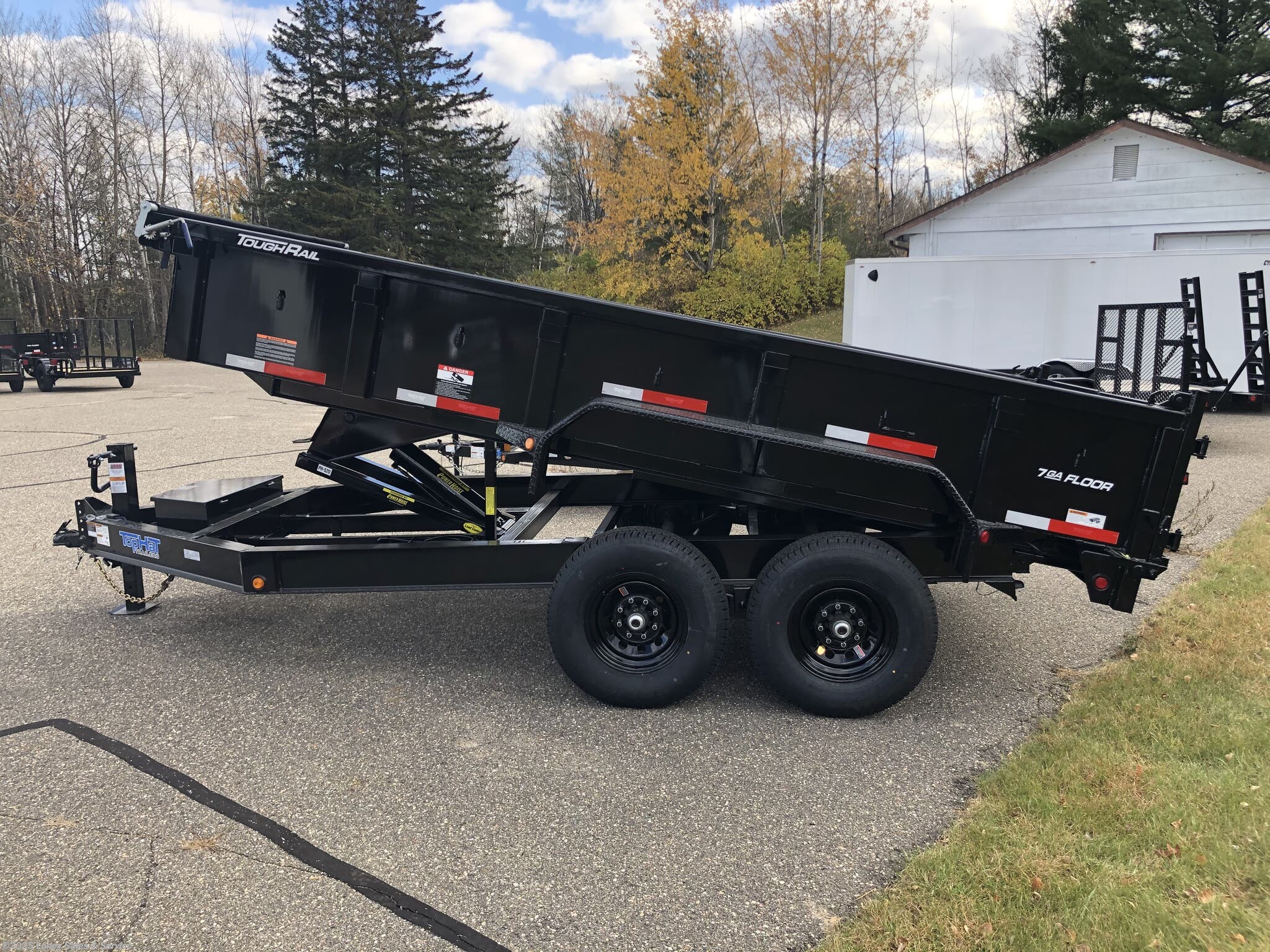 2021 Top Hat DUMP TRAILER WITH TARP 7X14 7x14 Dump 202540