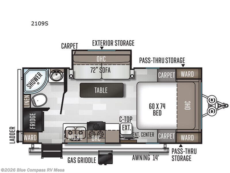 Used 2020 Forest River Rockwood Mini Lite 2109S available in Mesa, Arizona