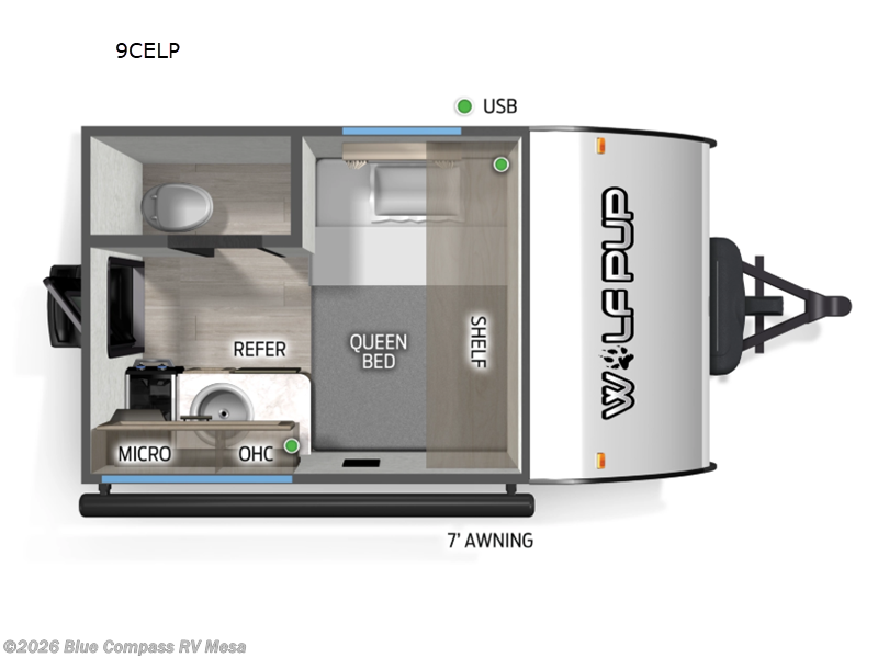 New 2026 Forest River Cherokee Wolf Pup 9CELP available in Mesa, Arizona