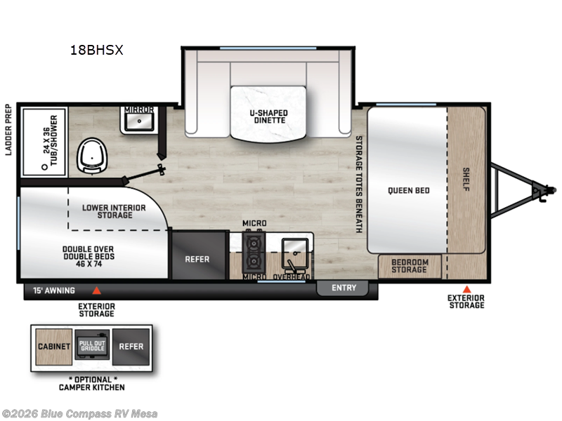 New 2026 Forest River Aurora Light 18BHSX available in Mesa, Arizona