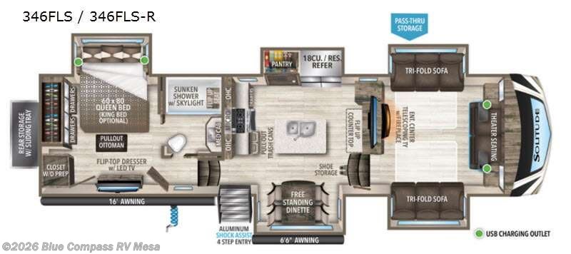 Used 2021 Grand Design Solitude 346FLS available in Mesa, Arizona