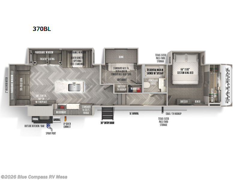 Used 2022 Forest River Salem Hemisphere 370BL available in Mesa, Arizona