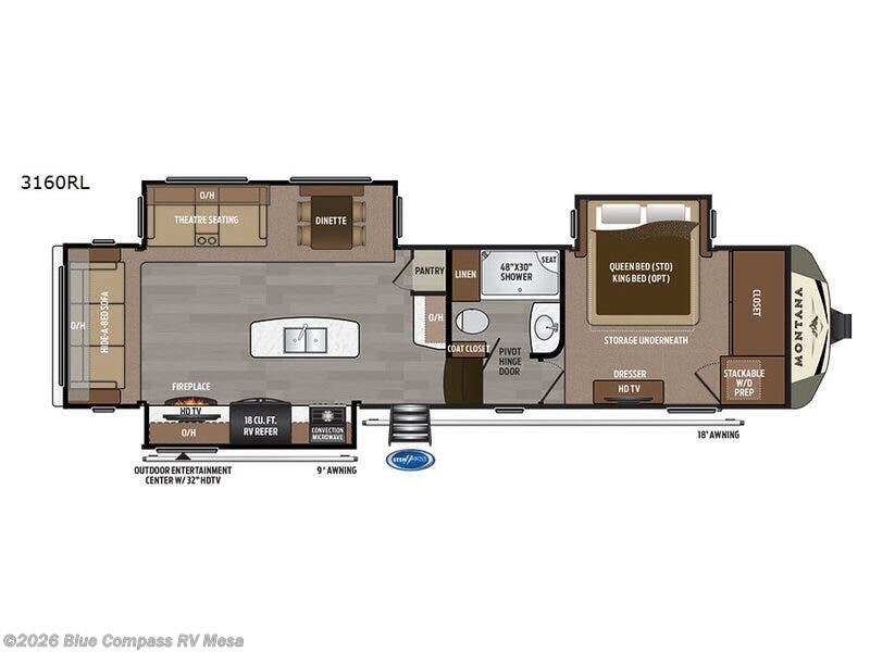 Used 2017 Keystone Montana 3160 RL available in Mesa, Arizona