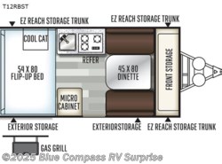 Used 2019 Forest River Flagstaff Hard Side T12RBST available in Surprise, Arizona