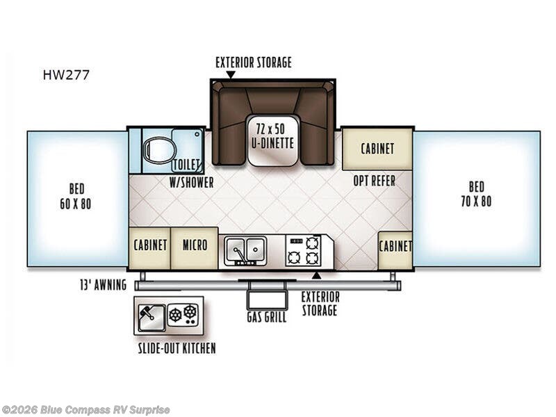 Used 2019 Forest River Rockwood High Wall Series HW277 available in Surprise, Arizona