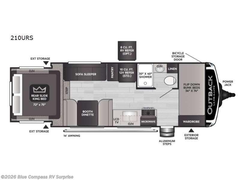 Used 2021 Keystone Outback Ultra Lite 210URS available in Surprise, Arizona