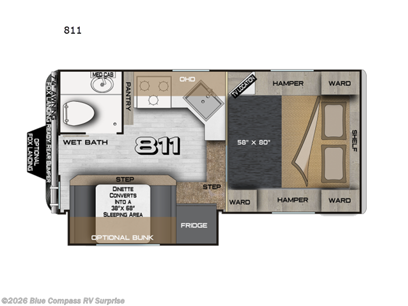 New 2027 Northwood Arctic Fox Camper 811 available in Surprise, Arizona