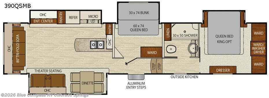 2017 Coachmen Chaparral 390QSMB