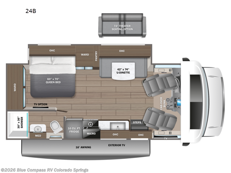 New 2026 Entegra Coach Odyssey 24B available in Colorado Springs, Colorado