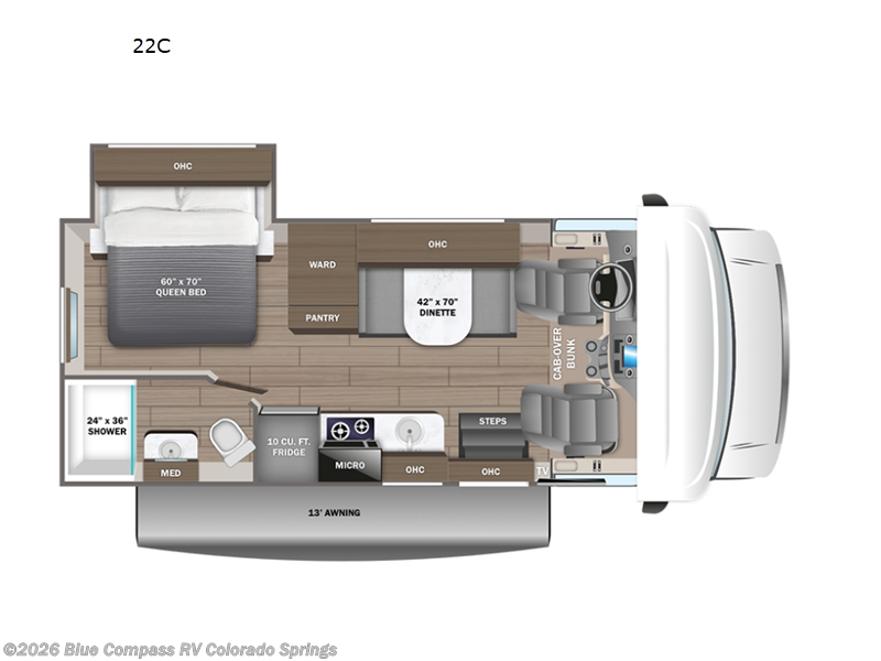 New 2026 Entegra Coach Odyssey SE 22C available in Colorado Springs, Colorado