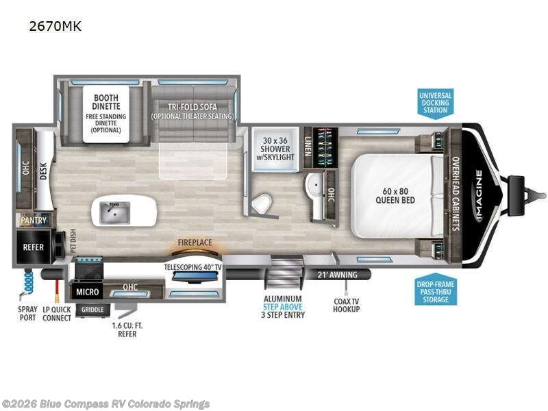 Used 2023 Grand Design Imagine 2670MK available in Colorado Springs, Colorado