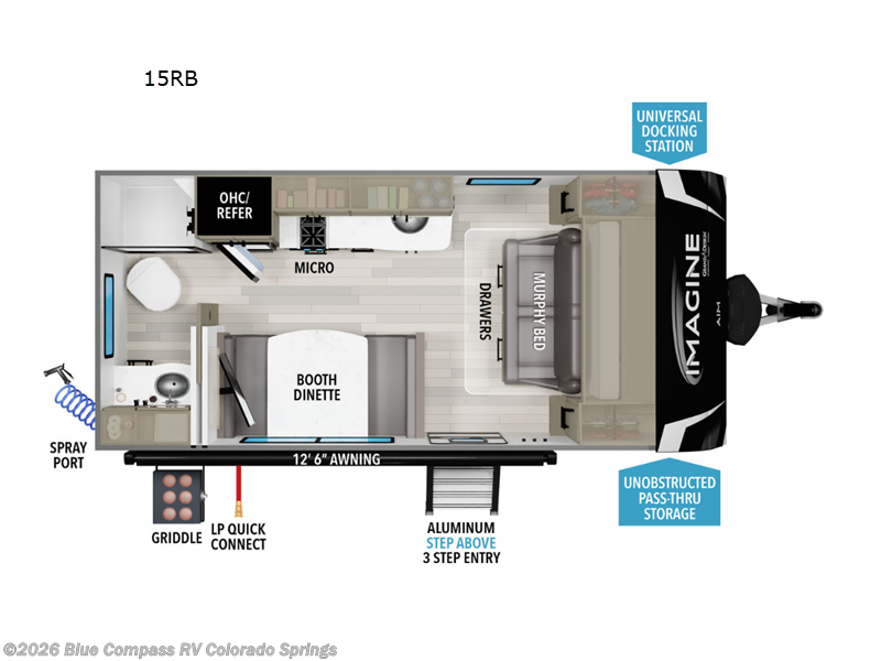 Used 2024 Grand Design Imagine AIM 15RB available in Colorado Springs, Colorado