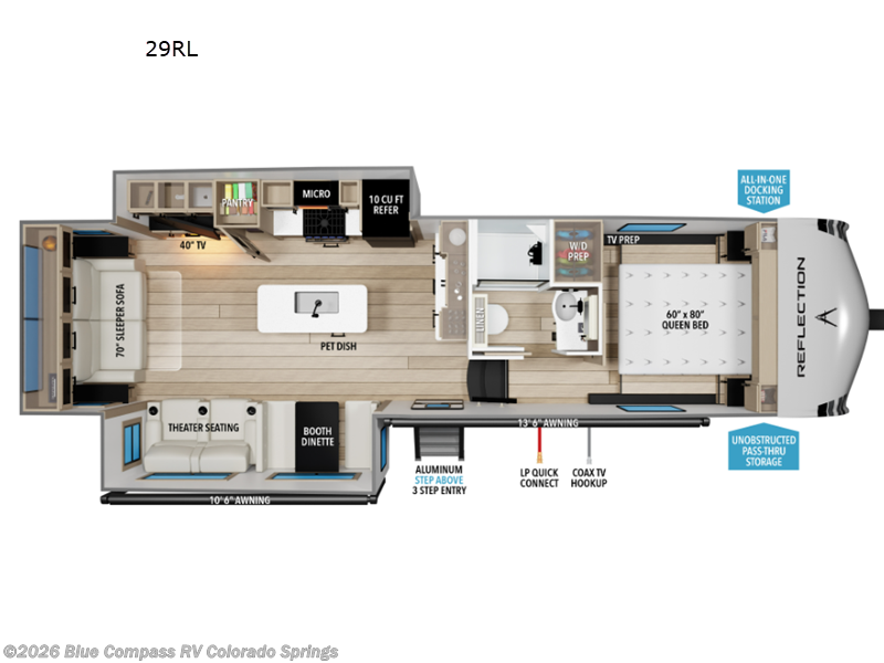 New 2027 Grand Design Reflection 100 Series 29RL available in Colorado Springs, Colorado