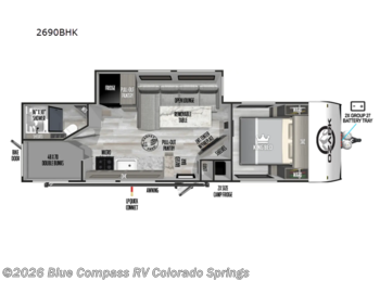 Used 2025 Forest River Ozark 2690BHK available in Colorado Springs, Colorado