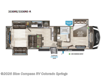Used 2023 Grand Design Solitude S-Class 3330RE-R available in Colorado Springs, Colorado