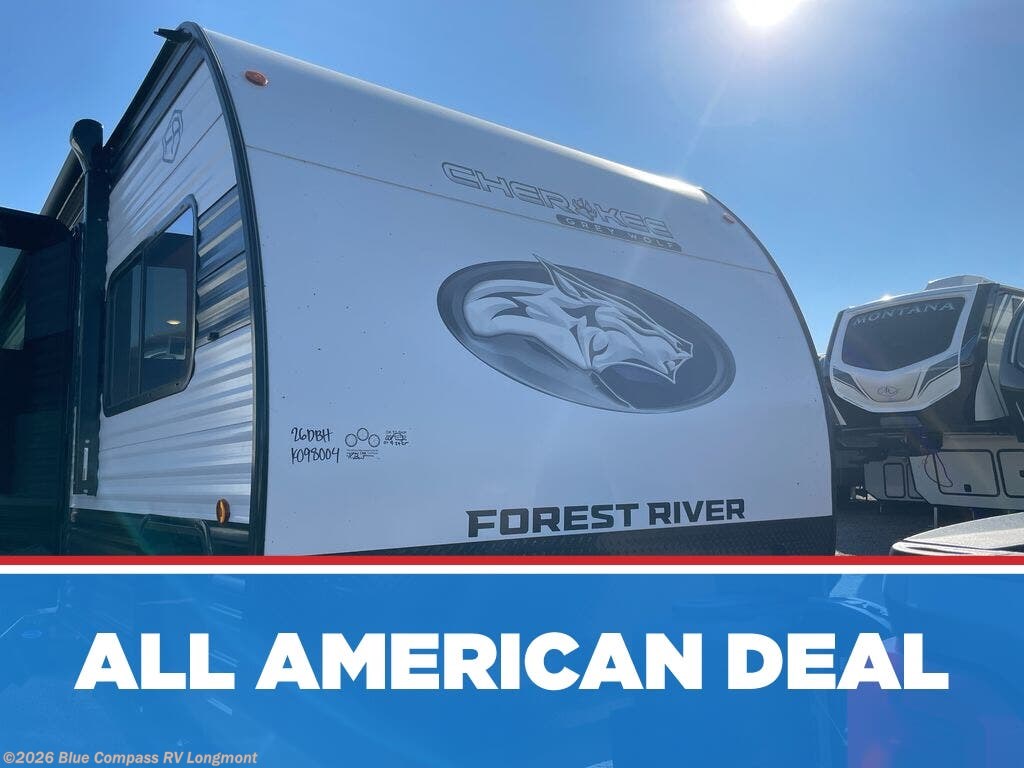 New 2026 Forest River Cherokee Grey Wolf 26DBH available in Longmont, Colorado