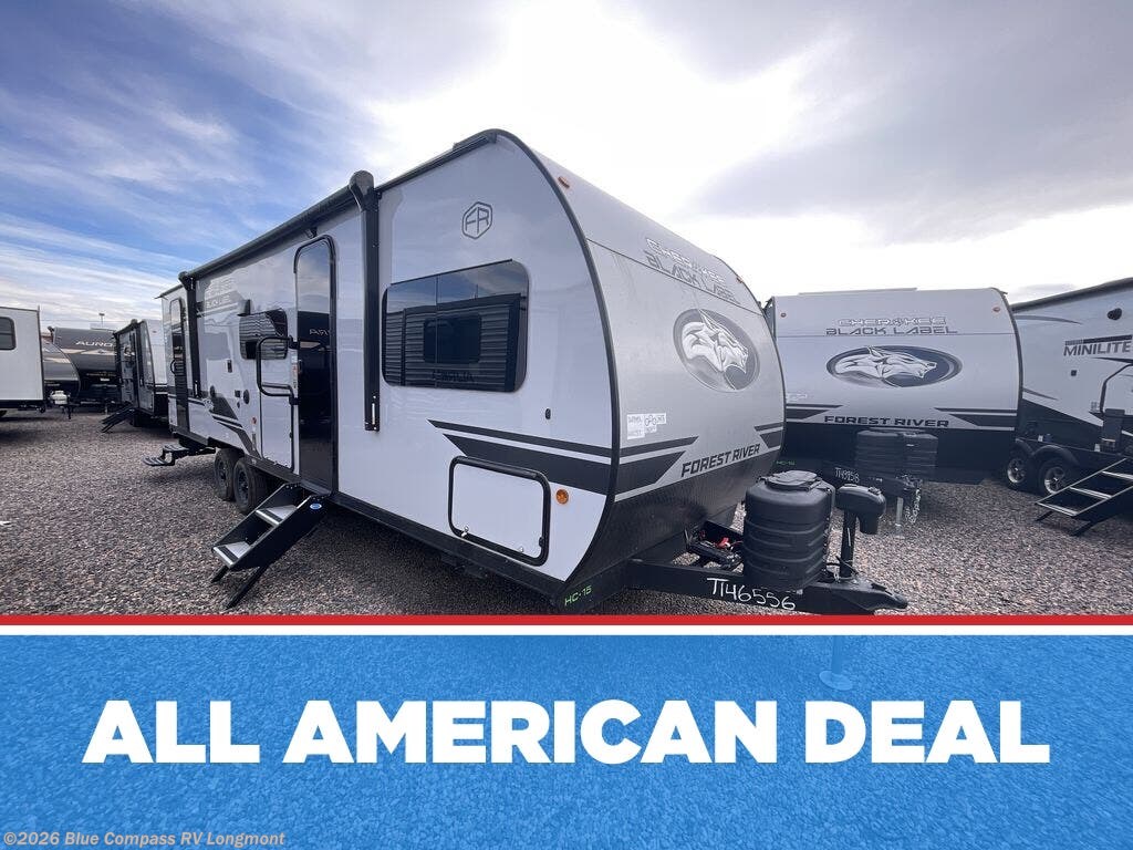New 2026 Forest River Cherokee Grey Wolf Black Label 26DBHBL available in Longmont, Colorado