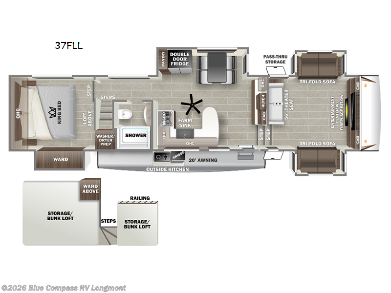 Used 2022 Forest River Sabre 37FLL available in Longmont, Colorado