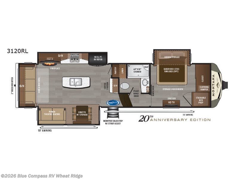 Used 2019 Keystone Montana 3120RL available in Wheat Ridge, Colorado