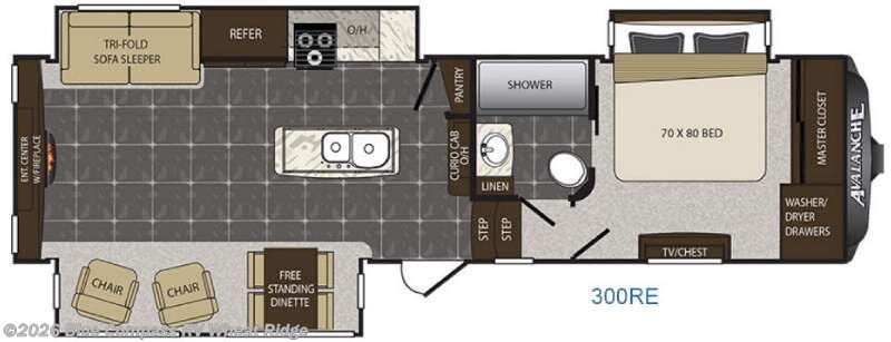 Used 2016 Keystone Avalanche 300RE available in Wheat Ridge, Colorado
