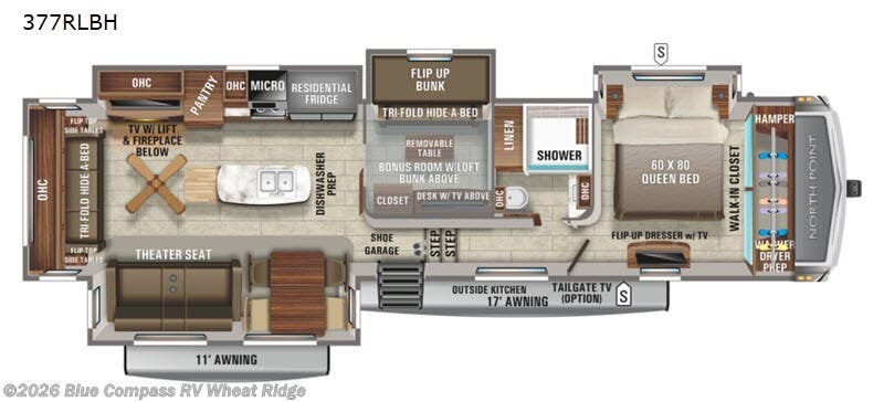 Used 2021 Jayco North Point 377RLBH available in Wheat Ridge, Colorado