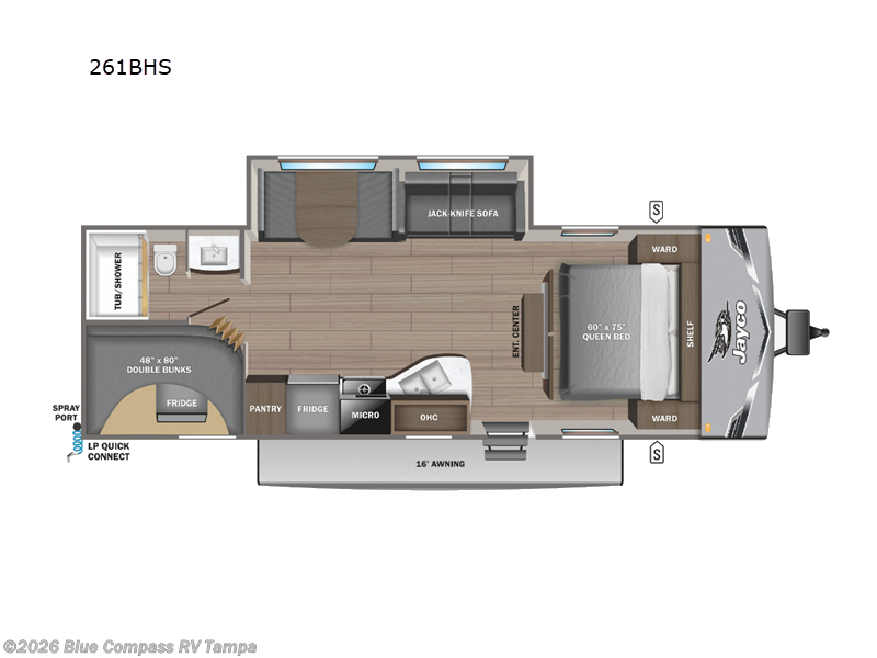 New 2025 Jayco Jay Flight SLX 261BHS available in Dover, Florida