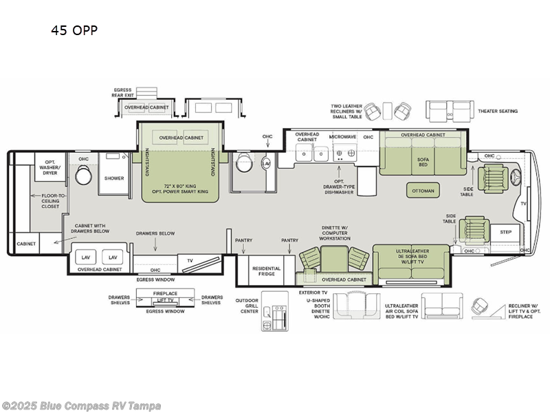 Used 2023 Tiffin Allegro Bus 45 OPP available in Dover, Florida