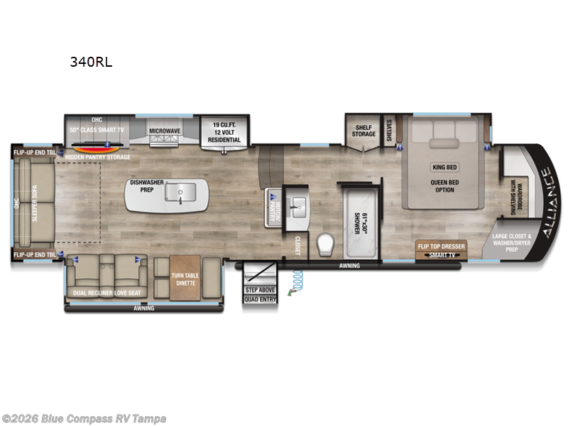 New 2026 Alliance RV Paradigm 340RL available in Dover, Florida