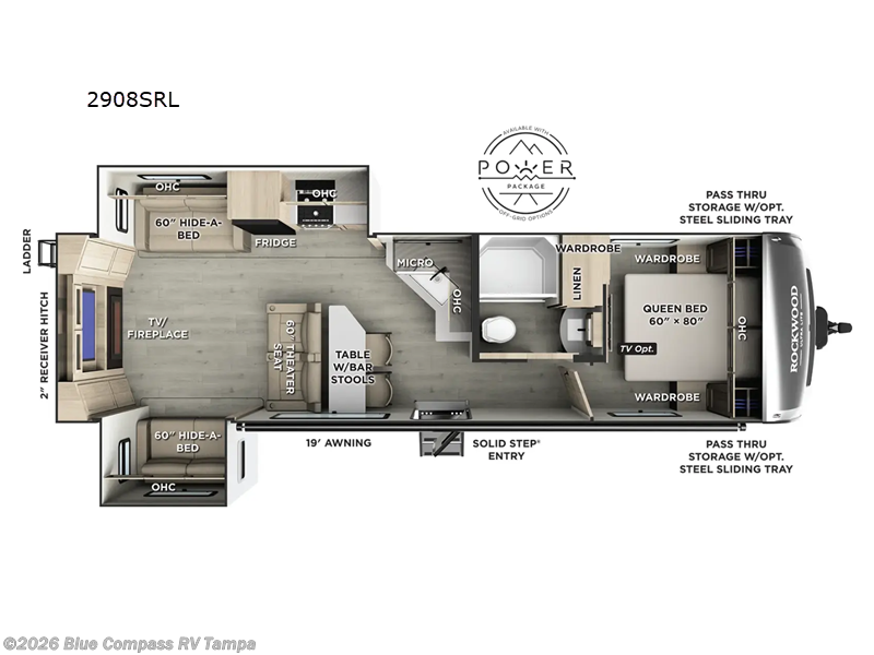 New 2026 Forest River Rockwood Ultra Lite 2908SRL available in Dover, Florida