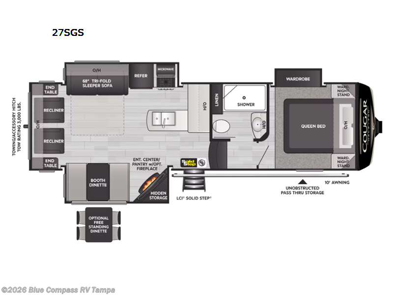 Used 2023 Keystone Cougar Half-Ton 27SGS available in Dover, Florida