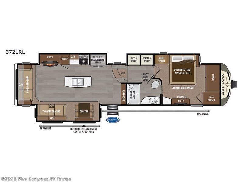 Used 2017 Keystone Montana 3721RL available in Dover, Florida
