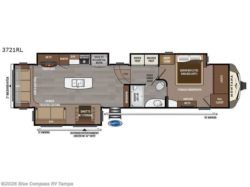 Used 2018 Keystone Montana 3721RL available in Dover, Florida