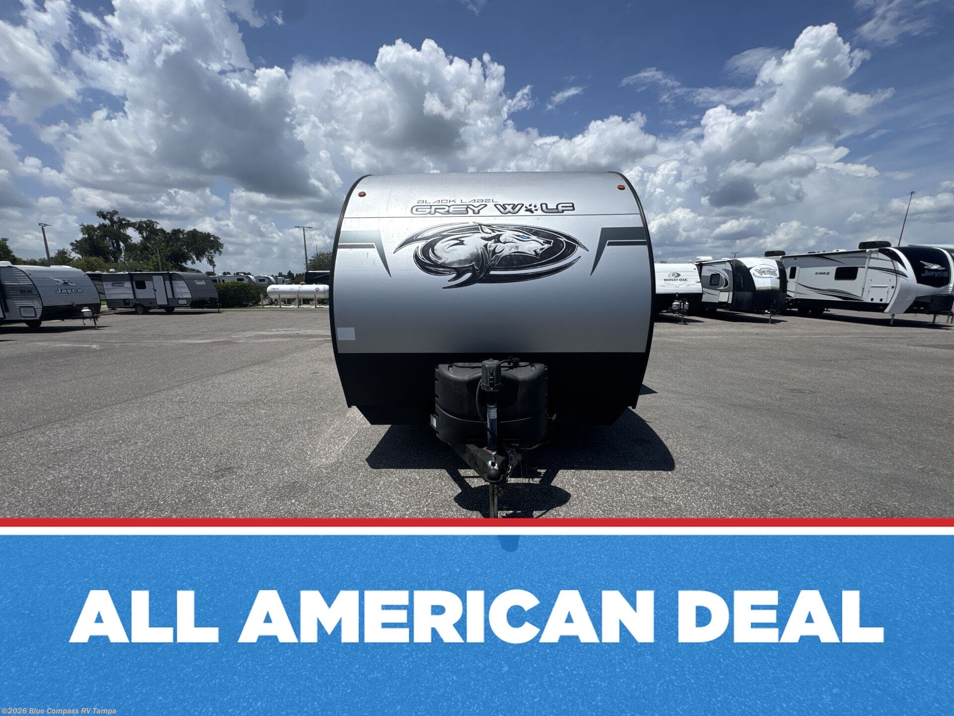 Used 2021 Forest River Cherokee Grey Wolf Black Label 26DBHBL available in Dover, Florida