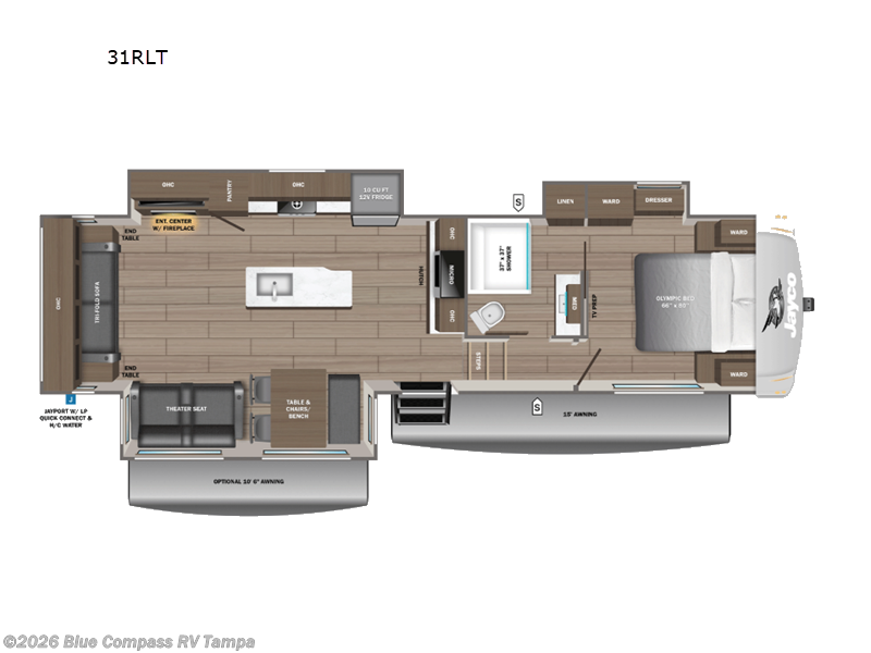 New 2027 Jayco Eagle 31RLT available in Dover, Florida