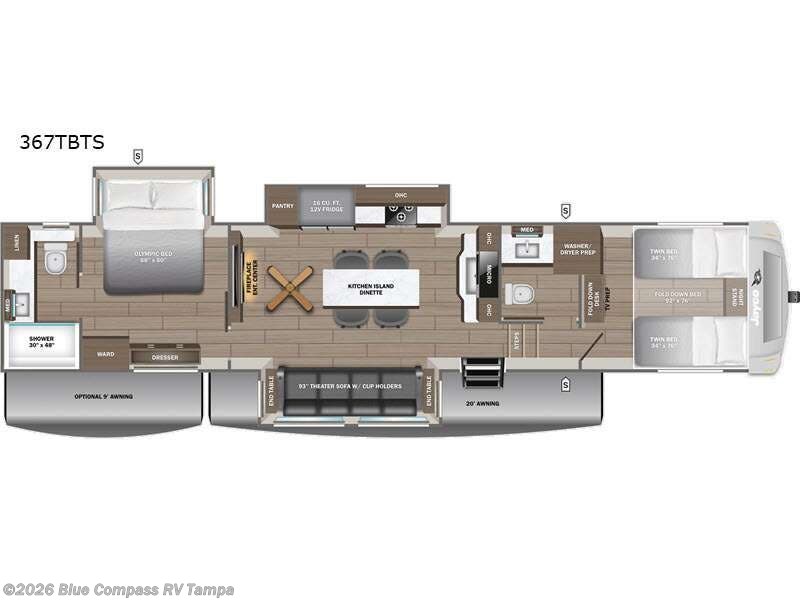 New 2027 Jayco Eagle 367TBTS available in Dover, Florida