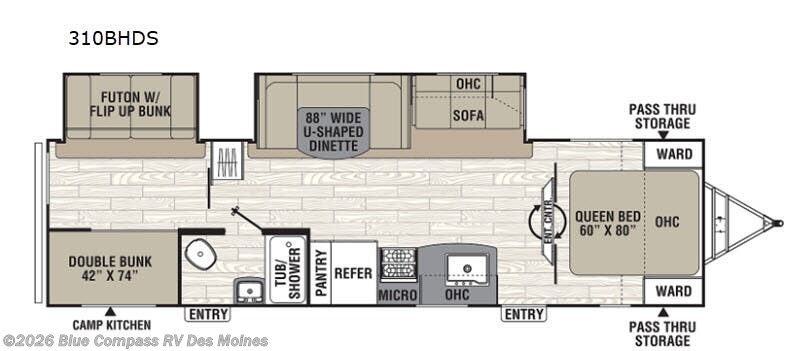 Used 2019 Coachmen Freedom Express Ultra Lite 310BHDS available in Altoona, Iowa