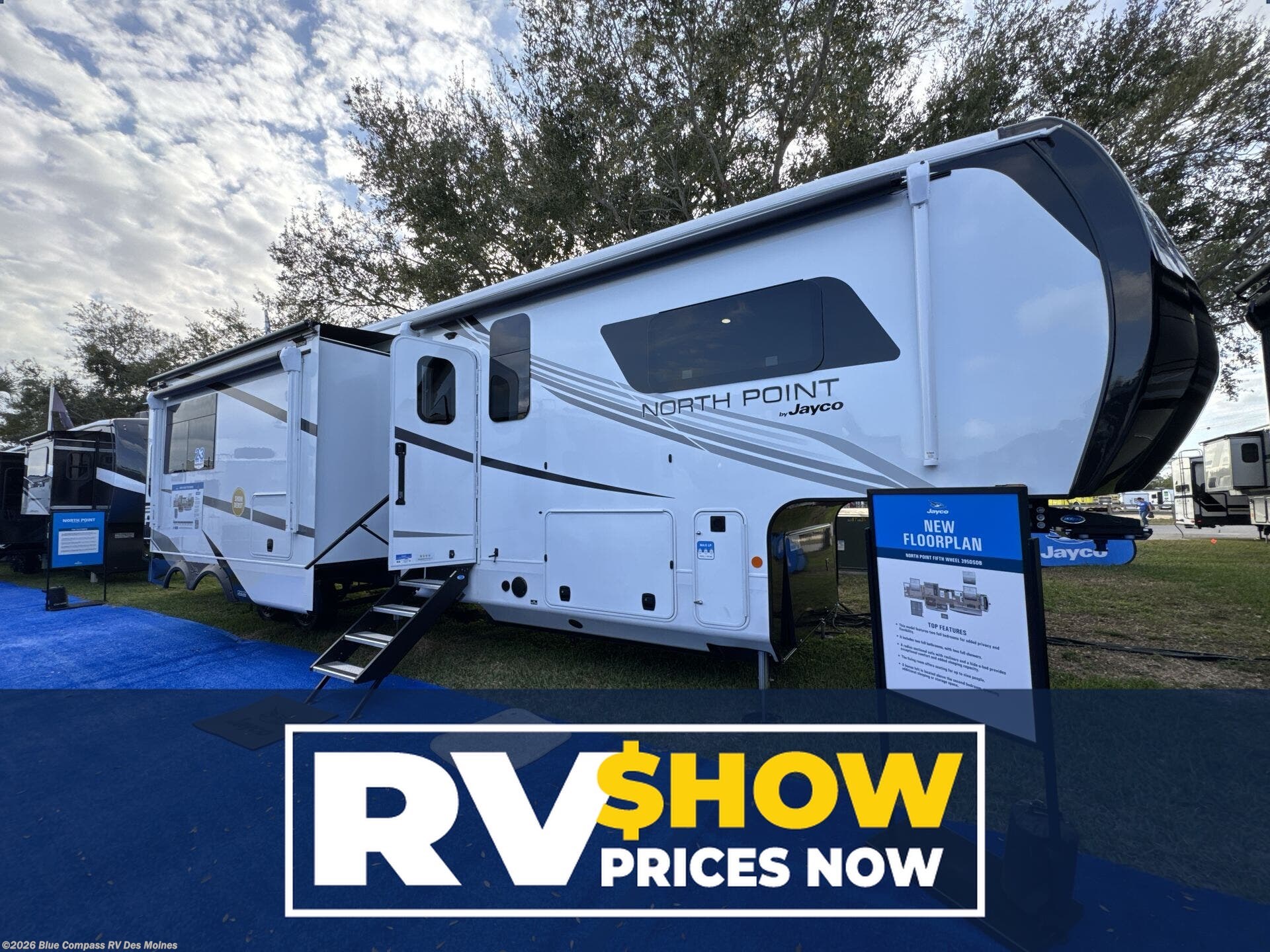 New 2026 Jayco North Point 395DSDB available in Altoona, Iowa