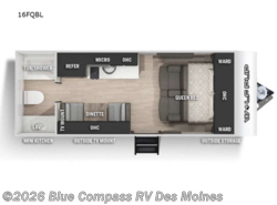 Used 2022 Forest River Cherokee Wolf Pup Black Label 16FQBL available in Altoona, Iowa