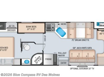 Used 2020 Thor Motor Coach Four Winds 31E available in Altoona, Iowa