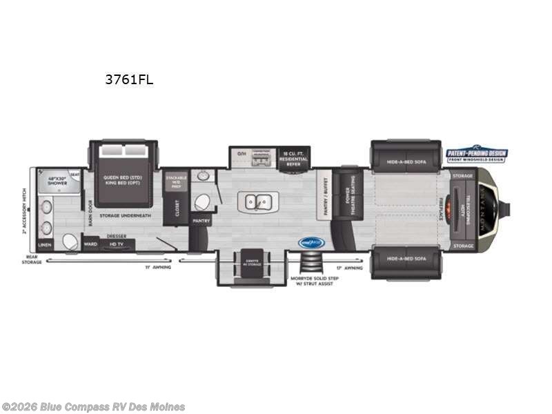 Used 2021 Keystone Montana 3761FL available in Altoona, Iowa