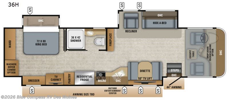 Used 2019 Jayco Precept Prestige 36H available in Altoona, Iowa