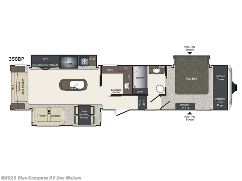 Used 2018 Keystone Laredo 358BP available in Altoona, Iowa
