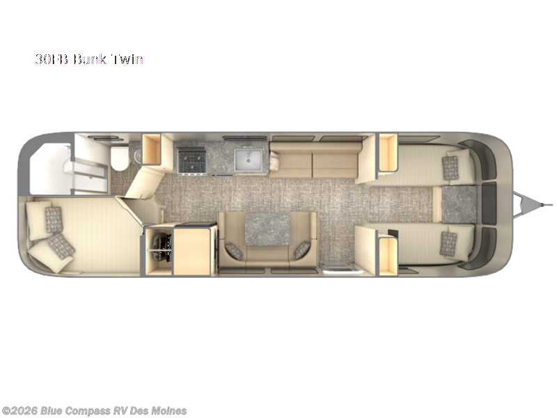 Used 2025 Airstream Flying Cloud 30FB Bunk Twin available in Altoona, Iowa
