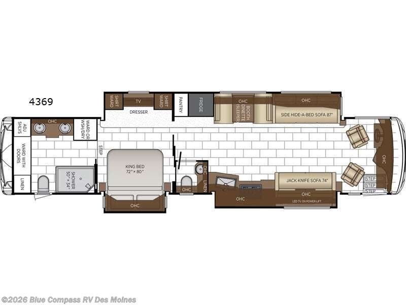 New 2027 Newmar Ventana 4369 available in Altoona, Iowa