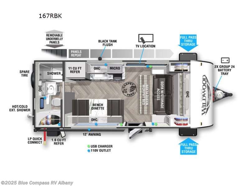 Used 2022 Forest River Wildwood FSX 167RBK available in Latham, New York