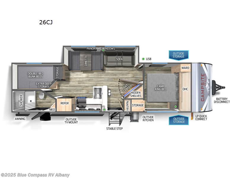 Used 2025 Forest River Campsite Reserve 26CJ available in Latham, New York