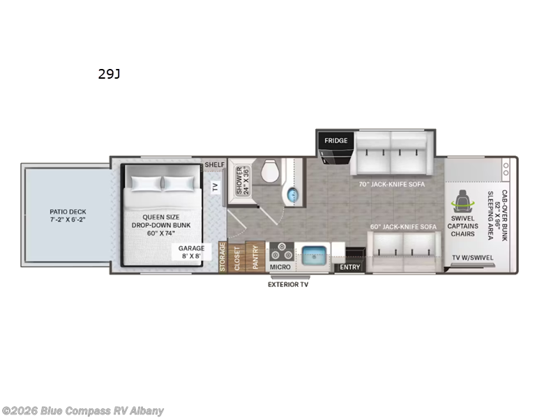 New 2026 Thor Motor Coach Outlaw 29J available in Latham, New York