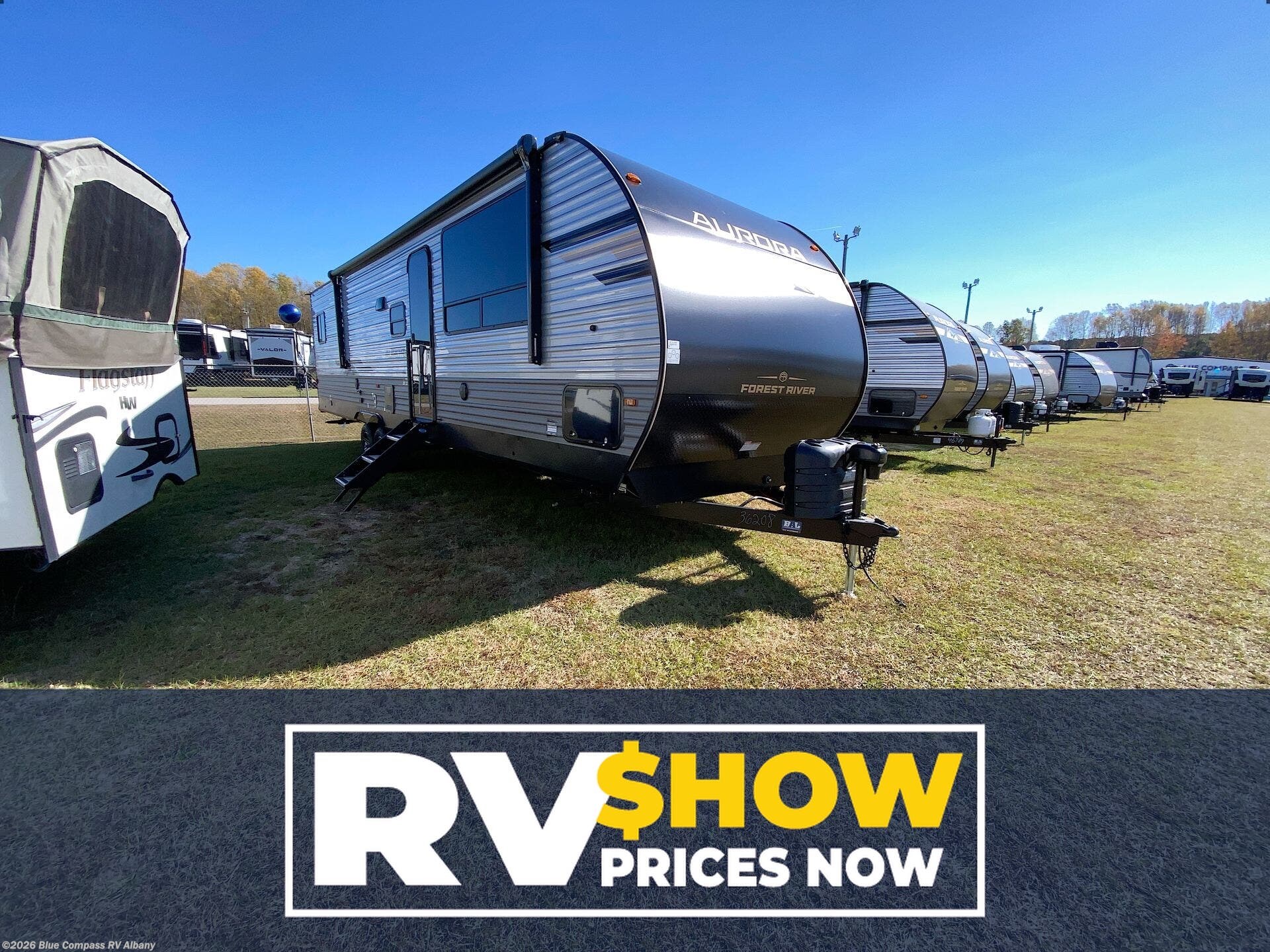 New 2026 Forest River Aurora 34BHTS (2 Queen Beds) available in Latham, New York