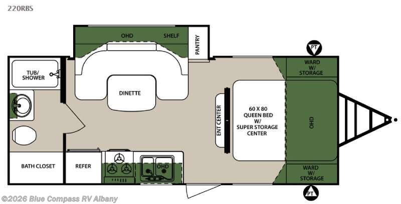Used 2016 Forest River Surveyor 220RBS available in Latham, New York
