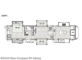 Used 2019 Forest River Cedar Creek Champagne Edition 38EFK available in Latham, New York